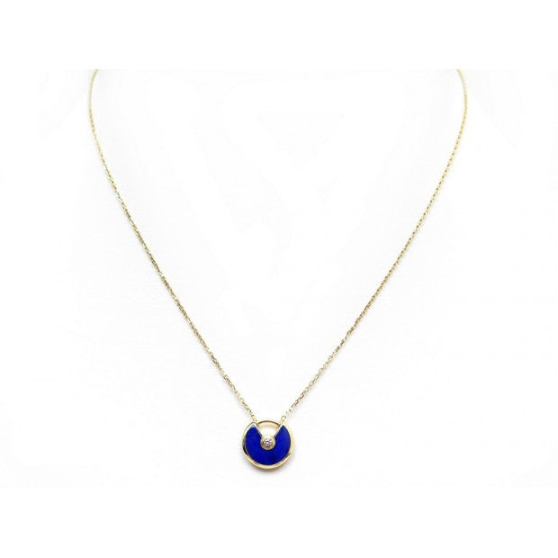 [ECHO ]AMULETTE ROSE GOLD AGATE NECKLACE
