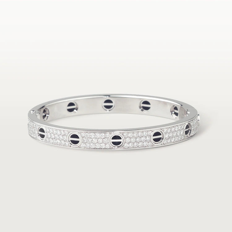 [ECHO ]LOVE BRACELET 6.1MM DIAMOND-PAVED CERAMIC