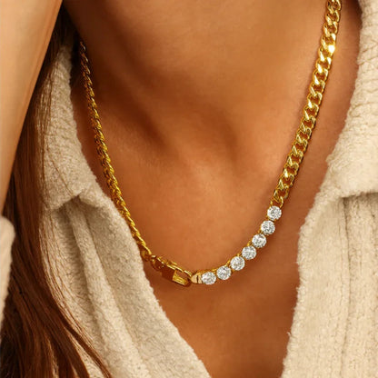 [Echo Fine]Maelle Diamond Necklace