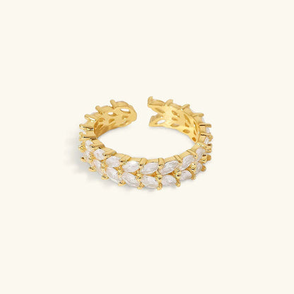 [Echo Fine]Clarisse Patterned Gold Ring