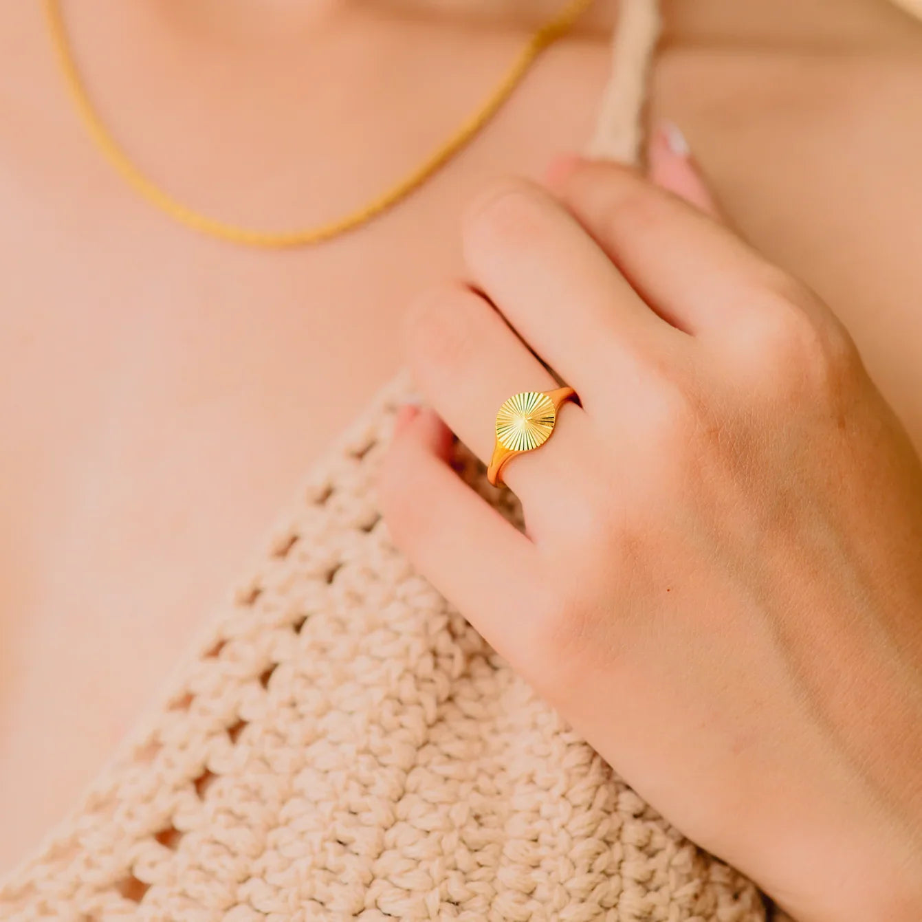 [Echo Fine]Cyna Gold Ring