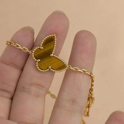 [ECHO ]LUCKY SPRING 5 MOTIF GOLD BRACELET