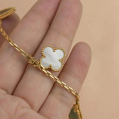 [ECHO ]LUCKY SPRING 5 MOTIF GOLD BRACELET