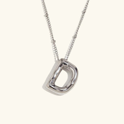 [Echo Fine]Balloon Gold Initial Necklace