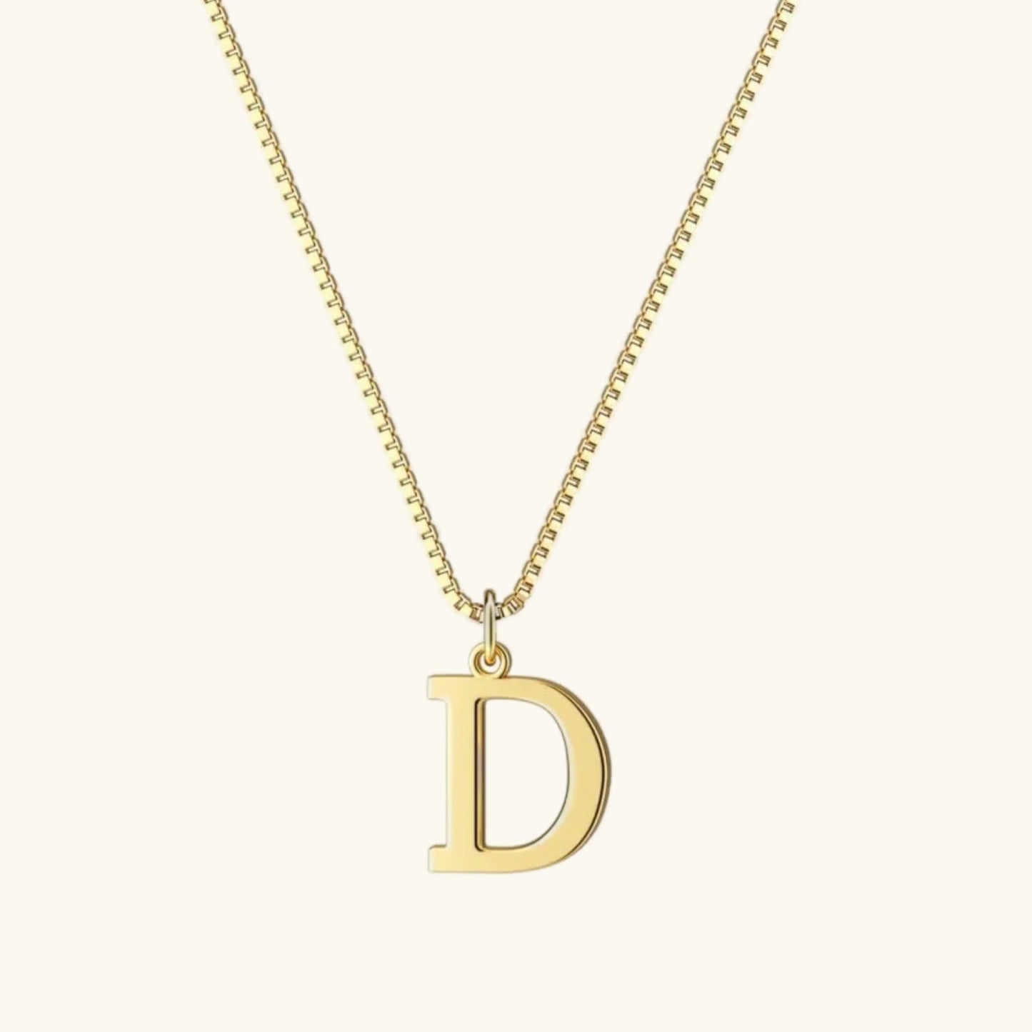 [Echo Fine]Therese Letter Initial Gold Necklace