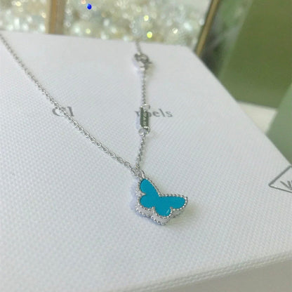 [ECHO ]BUTTERFLY TURQUOISE BUTTERFLY BRACELET SILVER
