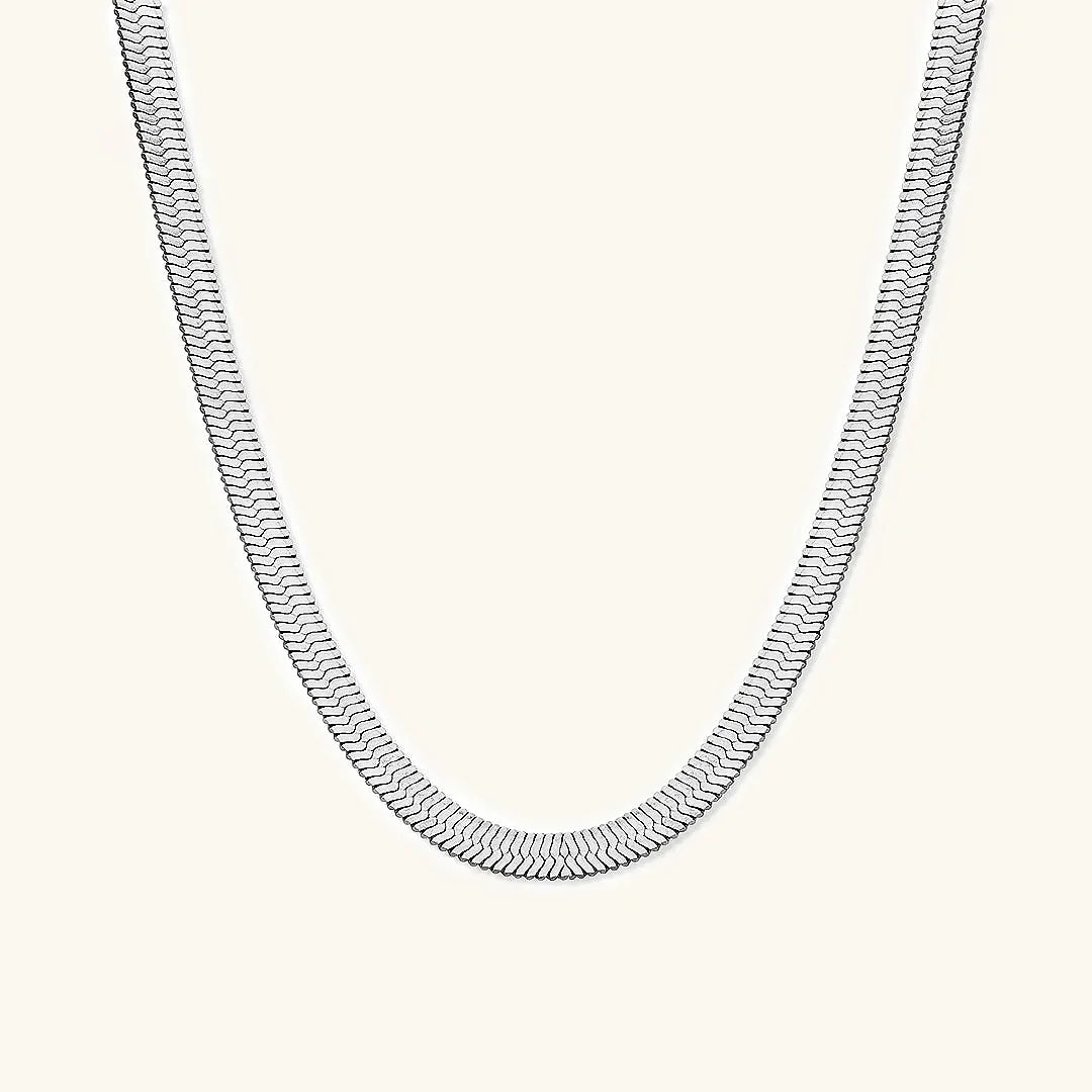 [Echo Fine]Elysian Gold Herringbone Necklace