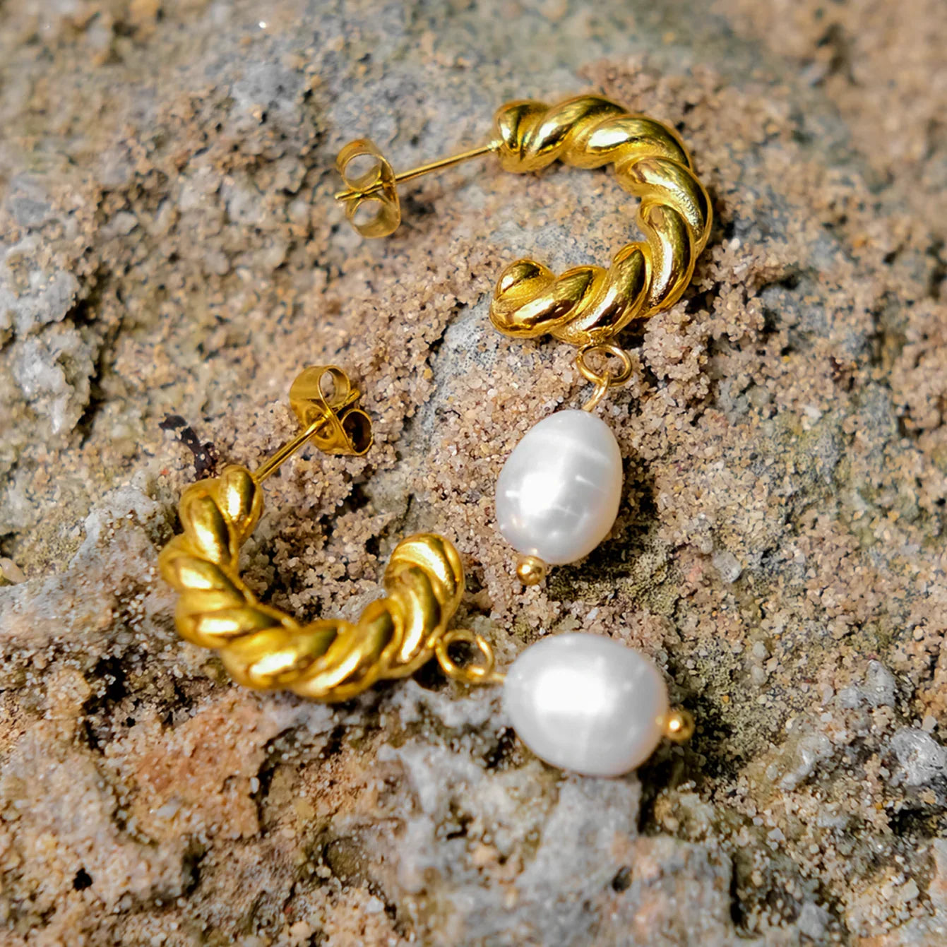 [Echo Fine]Emma Pearl Earrings