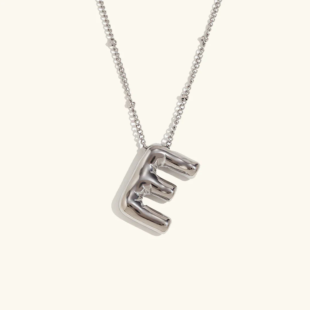 [Echo Fine]Balloon Gold Initial Necklace
