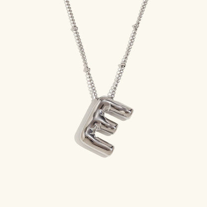 [Echo Fine]Balloon Gold Initial Necklace