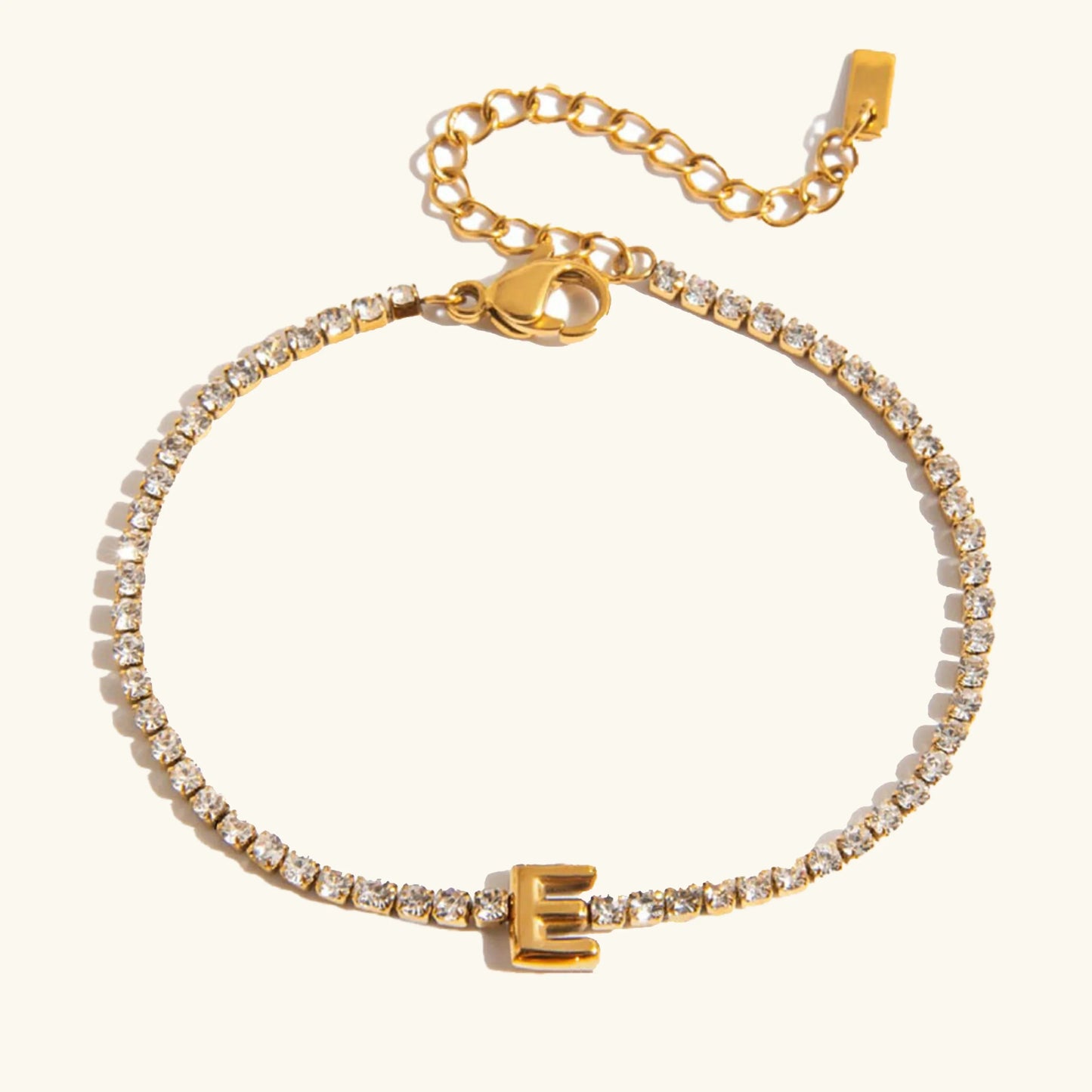 [Echo Fine]Avaria Bubble Letter Tennis Bracelet
