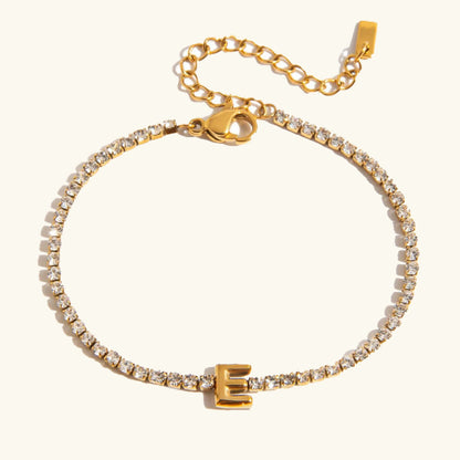 [Echo Fine]Avaria Bubble Letter Tennis Bracelet