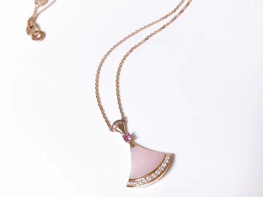 [ECHO ]DREAM NECKLACE PINK MOP DIAMOND