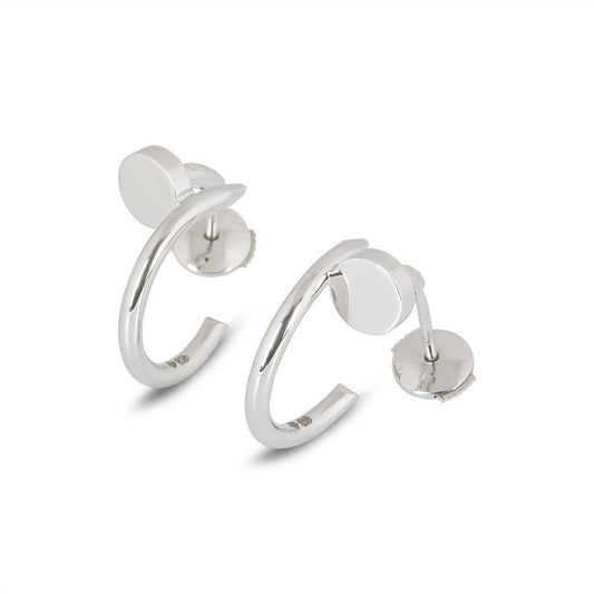 [ECHO ]JUSTE EARRINGS SILVER