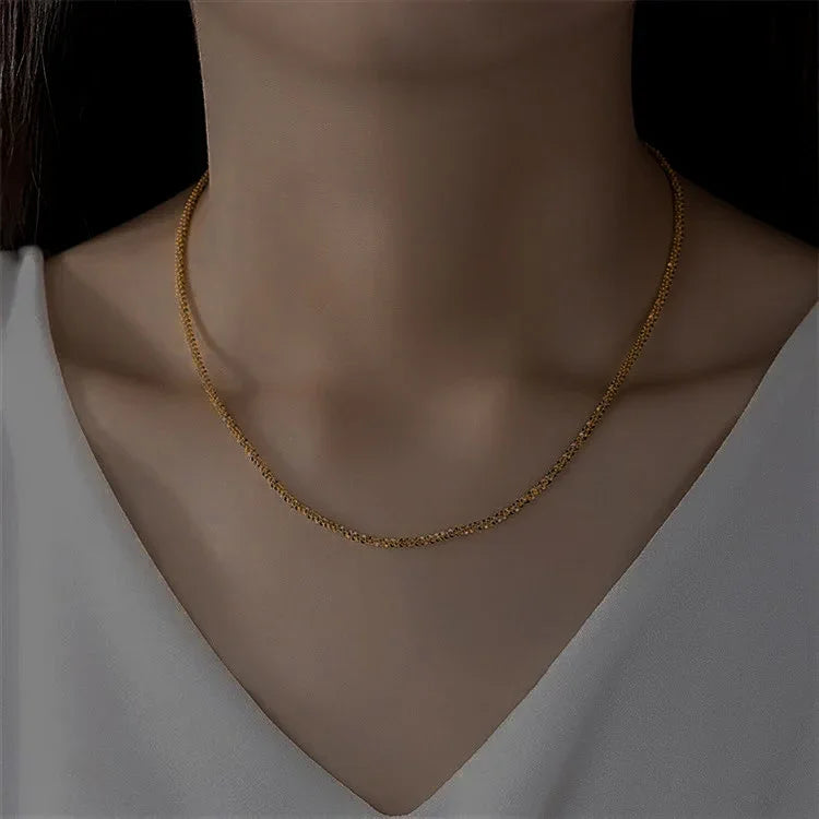 [Echo Fine]Audrey Gold Chain Necklace