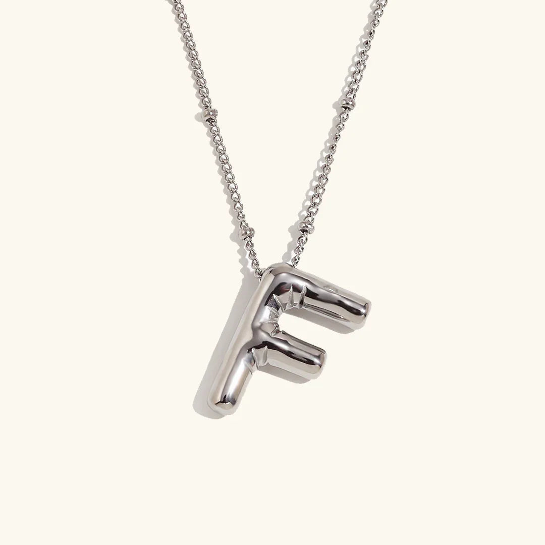 [Echo Fine]Balloon Gold Initial Necklace