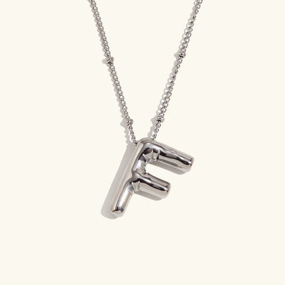 [Echo Fine]Balloon Gold Initial Necklace