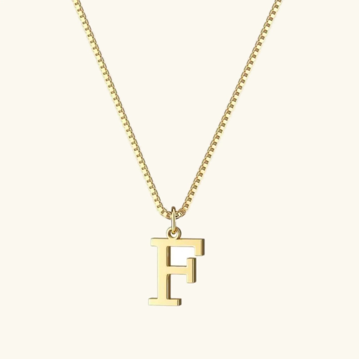 [Echo Fine]Therese Letter Initial Gold Necklace