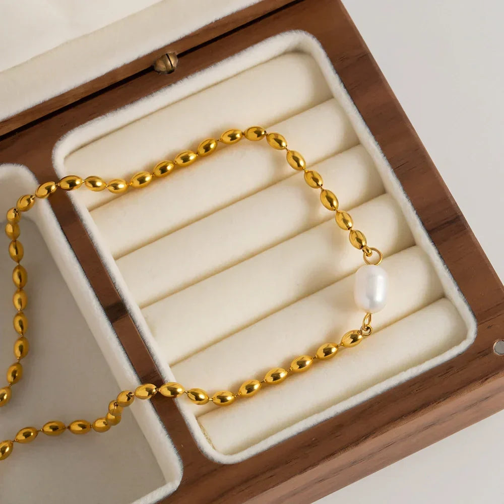 [Echo Fine]Neptune Freshwater Pearl Necklace