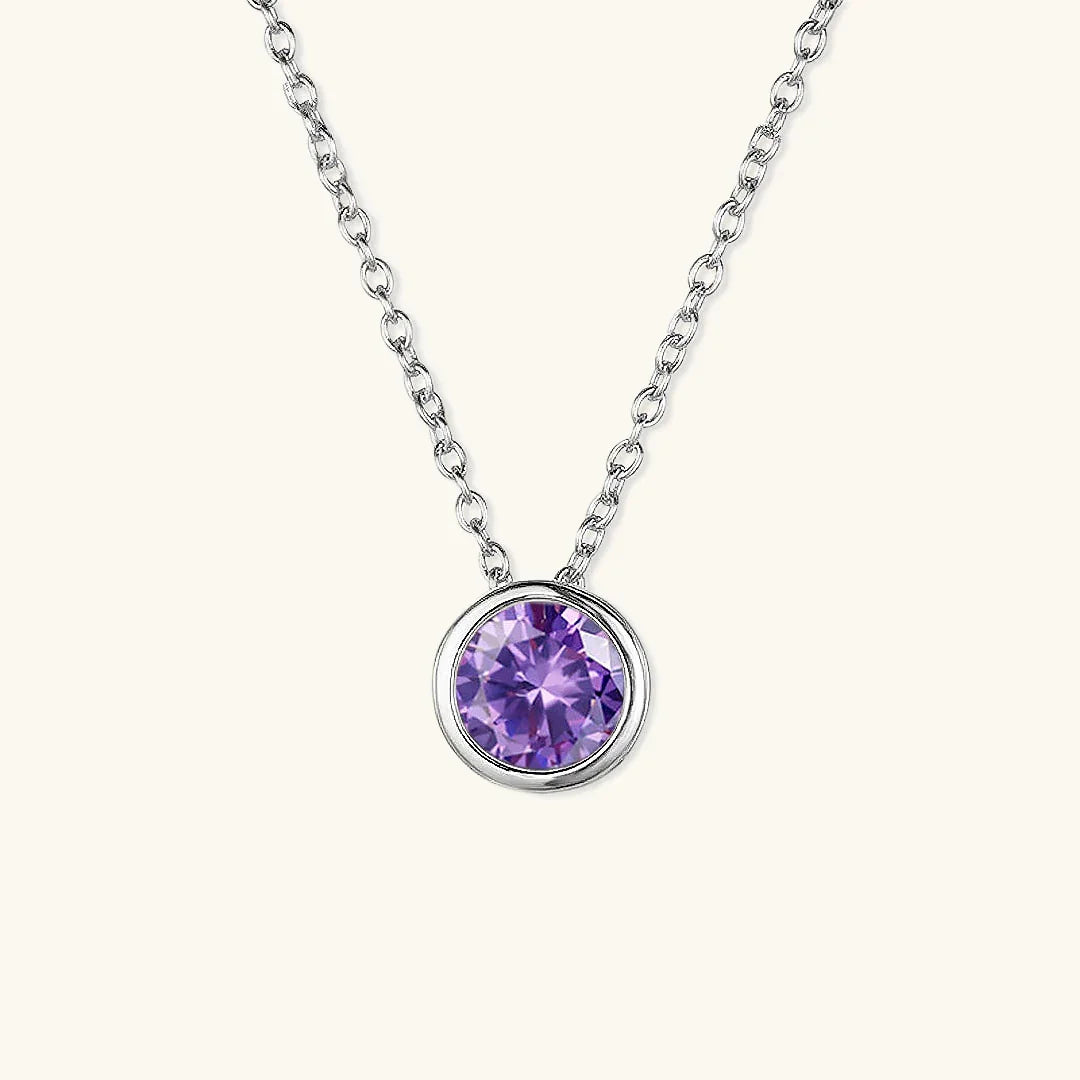 [Echo Fine]Amelia Birthstone Necklace