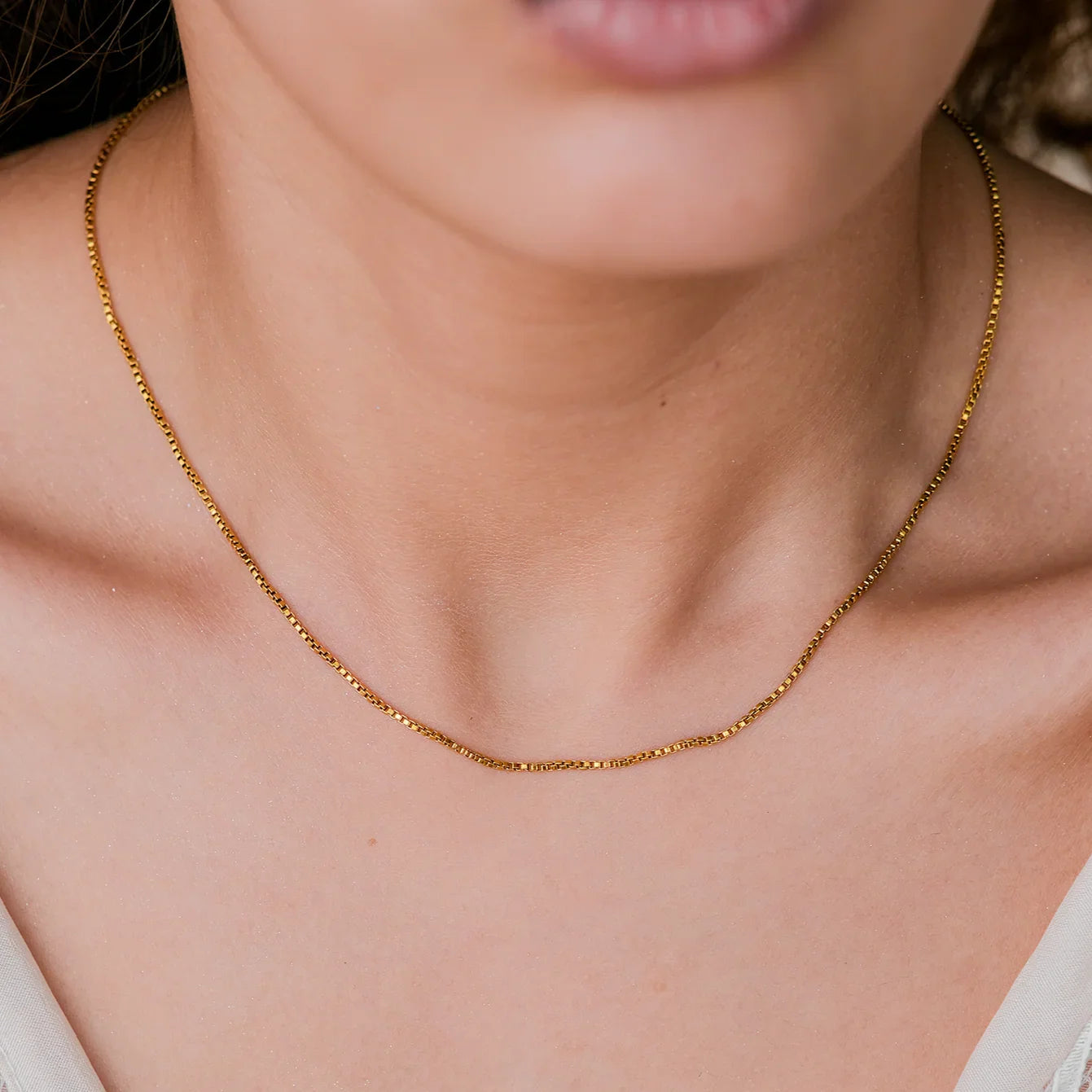 [Echo Fine]Geordyn Gold Chain Necklace