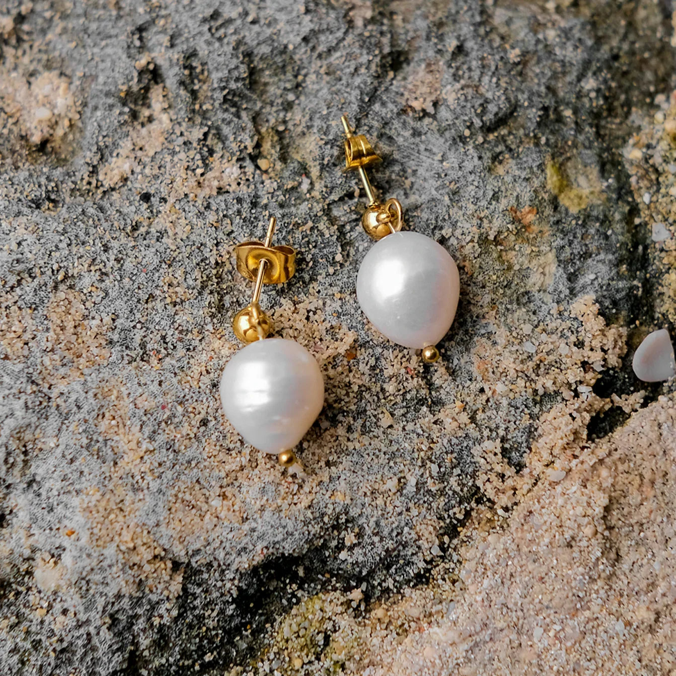 [Echo Fine]Gloria Freshwater Pearl Earrings