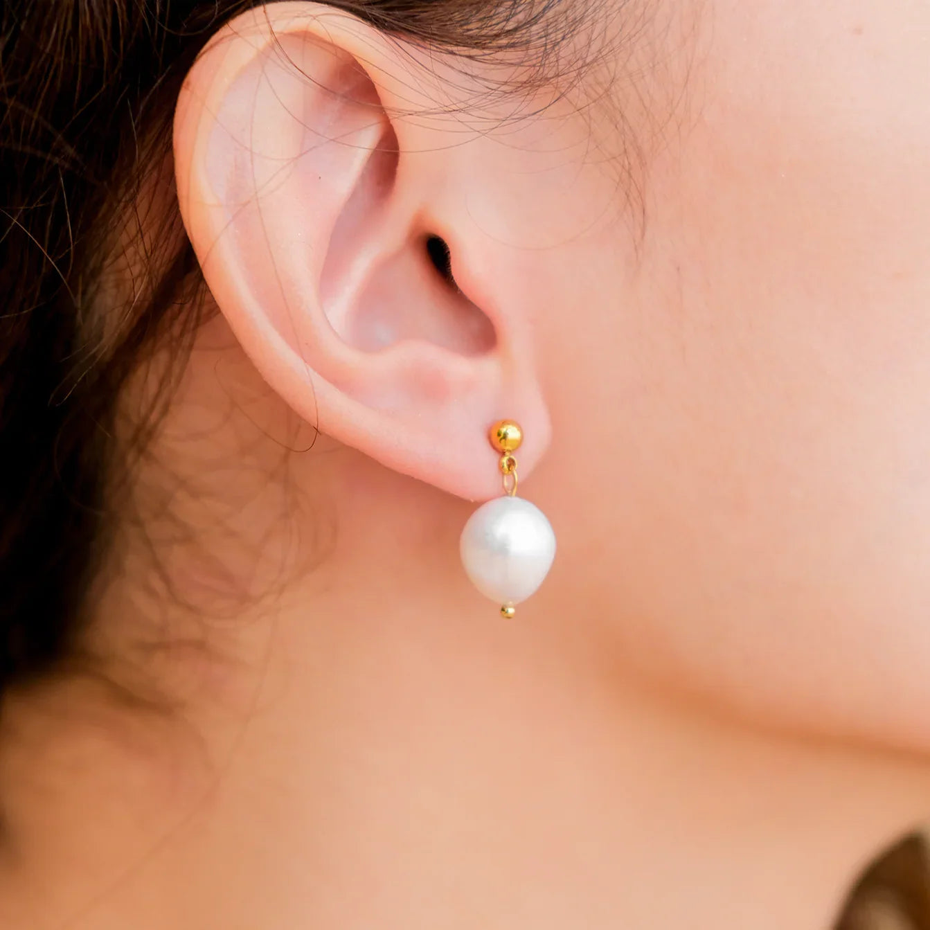[Echo Fine]Gloria Freshwater Pearl Earrings