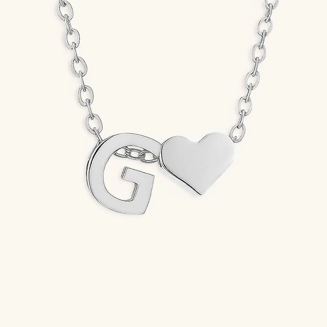 [Echo Fine]Ria Initial Letter Gold Necklace