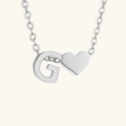 [Echo Fine]Ria Initial Letter Gold Necklace