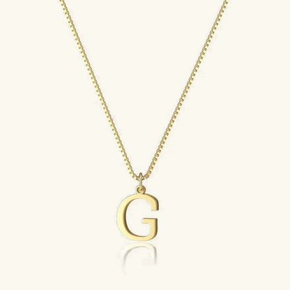 [Echo Fine]Therese Letter Initial Gold Necklace