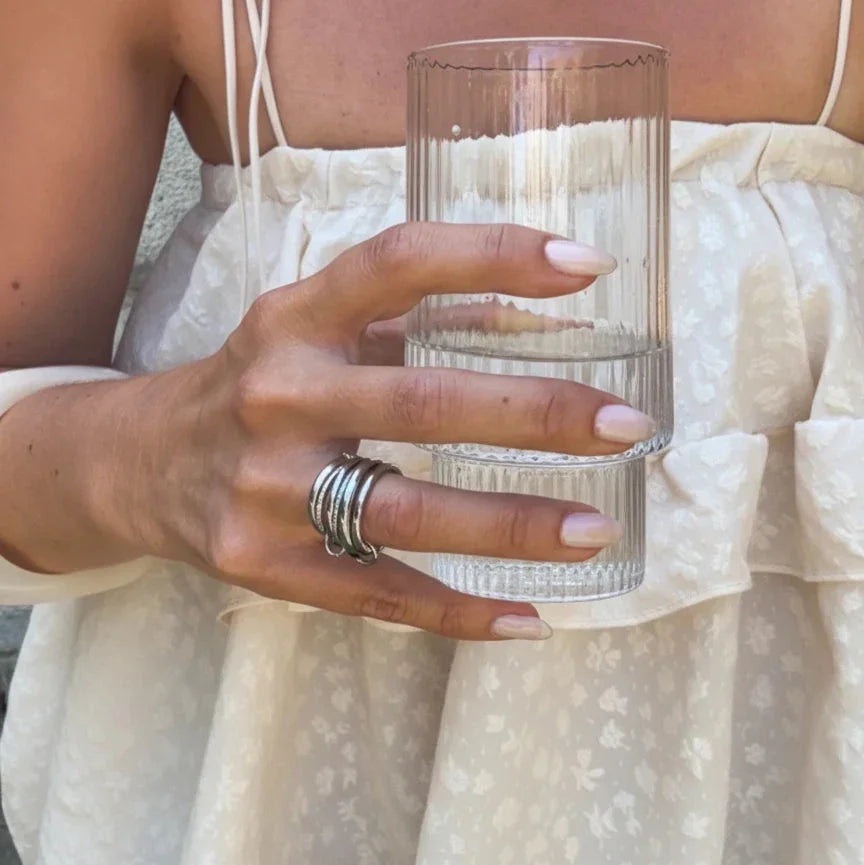 [Echo Fine]Emmanuelle Diamond Ring Stack