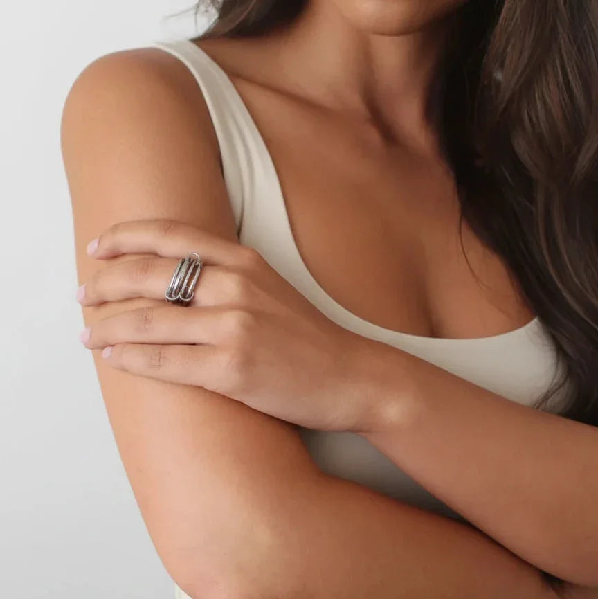 [Echo Fine]Emmanuelle Diamond Ring Stack