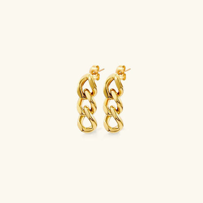 [Echo Fine]Giselle Gold Chain Earring