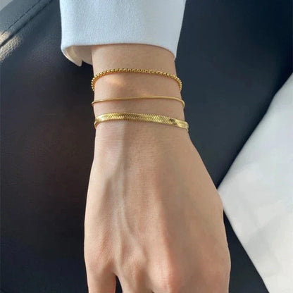 [Echo Fine]Cynthia Gold Bracelet