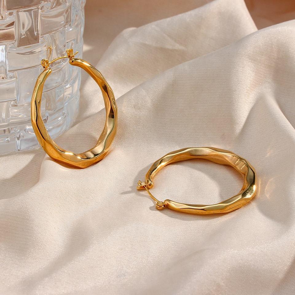 [Echo Fine]Aire Hoop Earrings