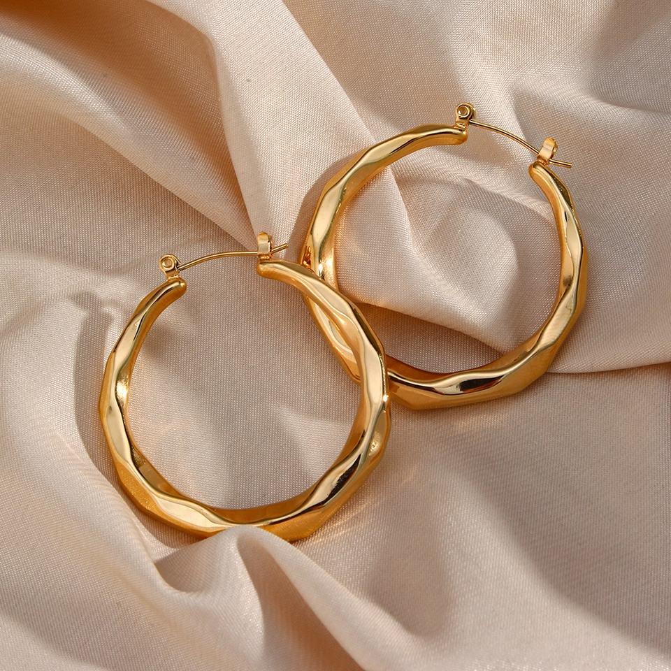 [Echo Fine]Aire Hoop Earrings