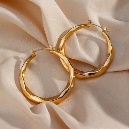 [Echo Fine]Aire Hoop Earrings