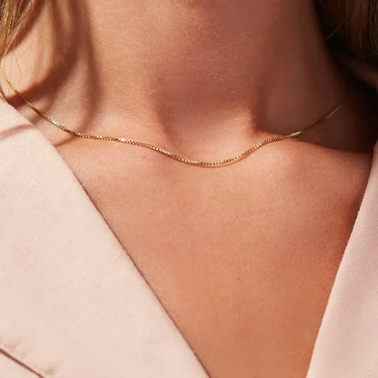 [Echo Fine]Geordyn Gold Chain Necklace