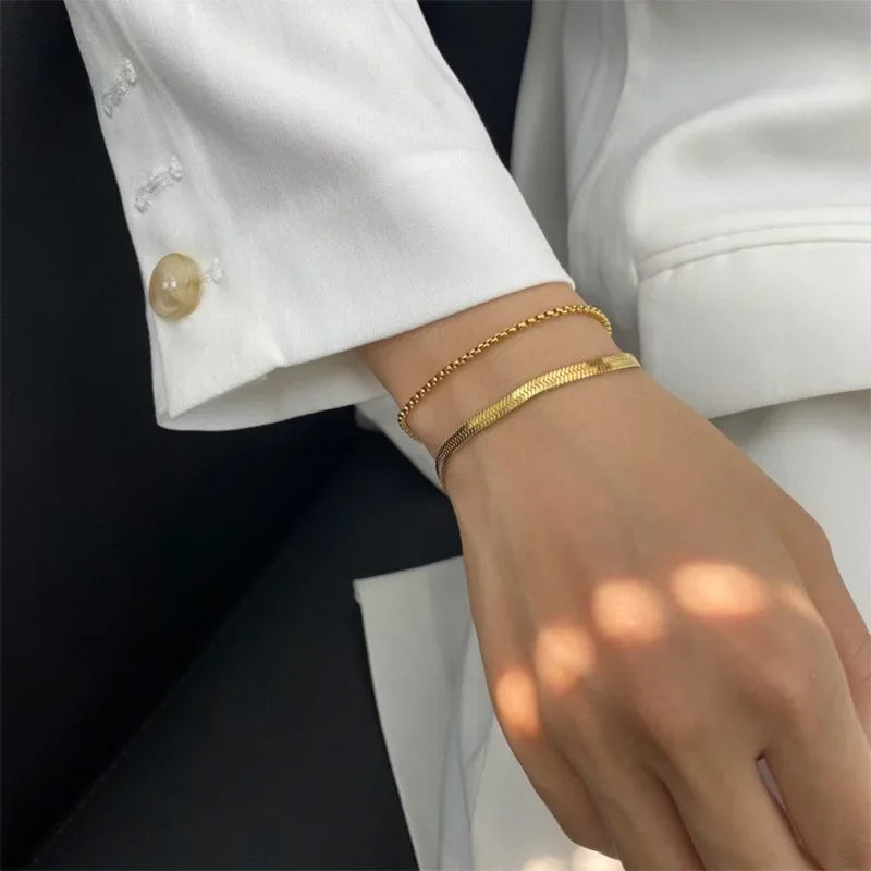 [Echo Fine]Janet Gold Bracelet