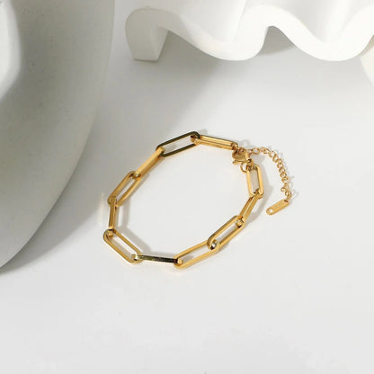 [Echo Fine]Asta Gold Paperclip Chain Bracelet