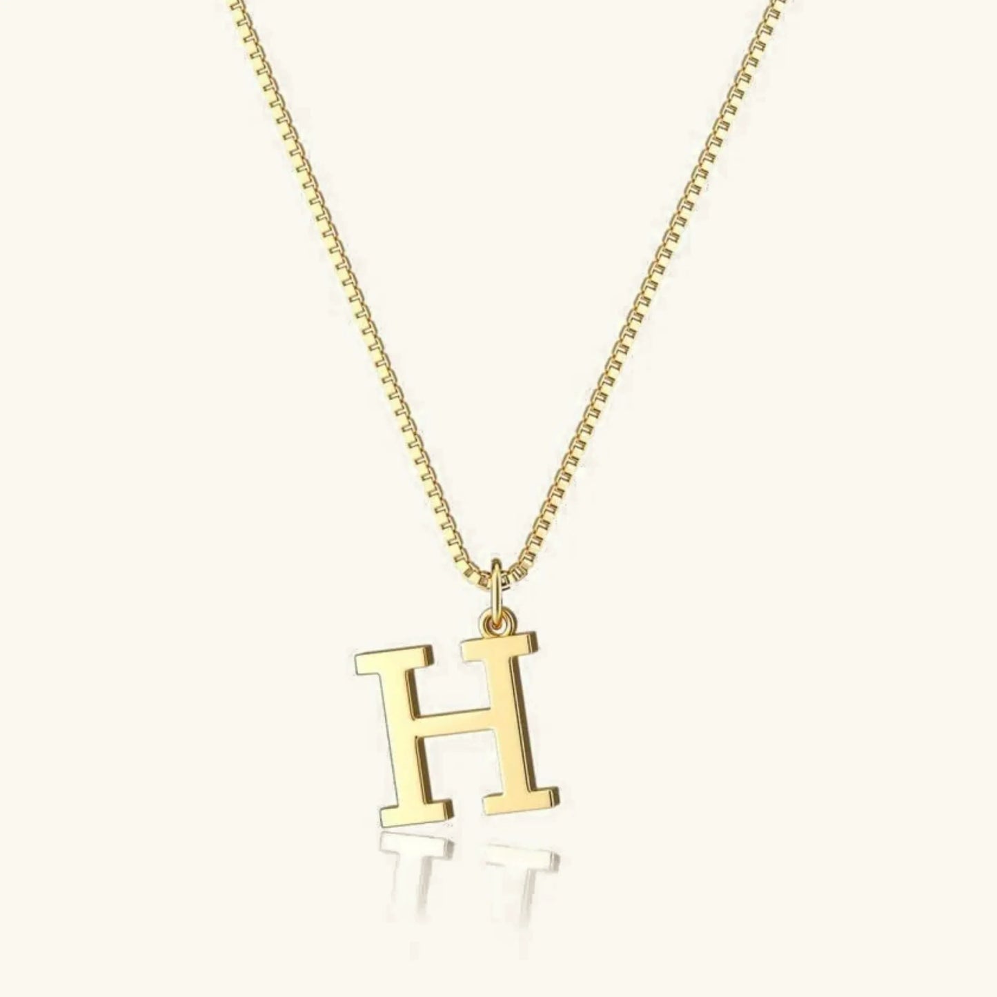 [Echo Fine]Therese Letter Initial Gold Necklace