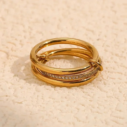 [Echo Fine]Dara Diamond Ring Stack