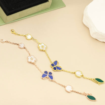 [ECHO]LUCKY SPRING BUTTERFLY 5 MOTIF BRACELET