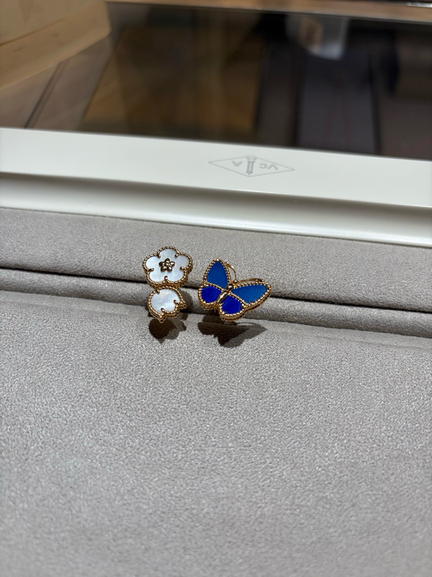 [ECHO]LUCKY SPRING BUTTERFLY OPEN-FACE RINGS