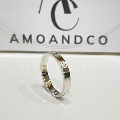 [ECHO ]LOVE RING 4MM 1 DIAMOND