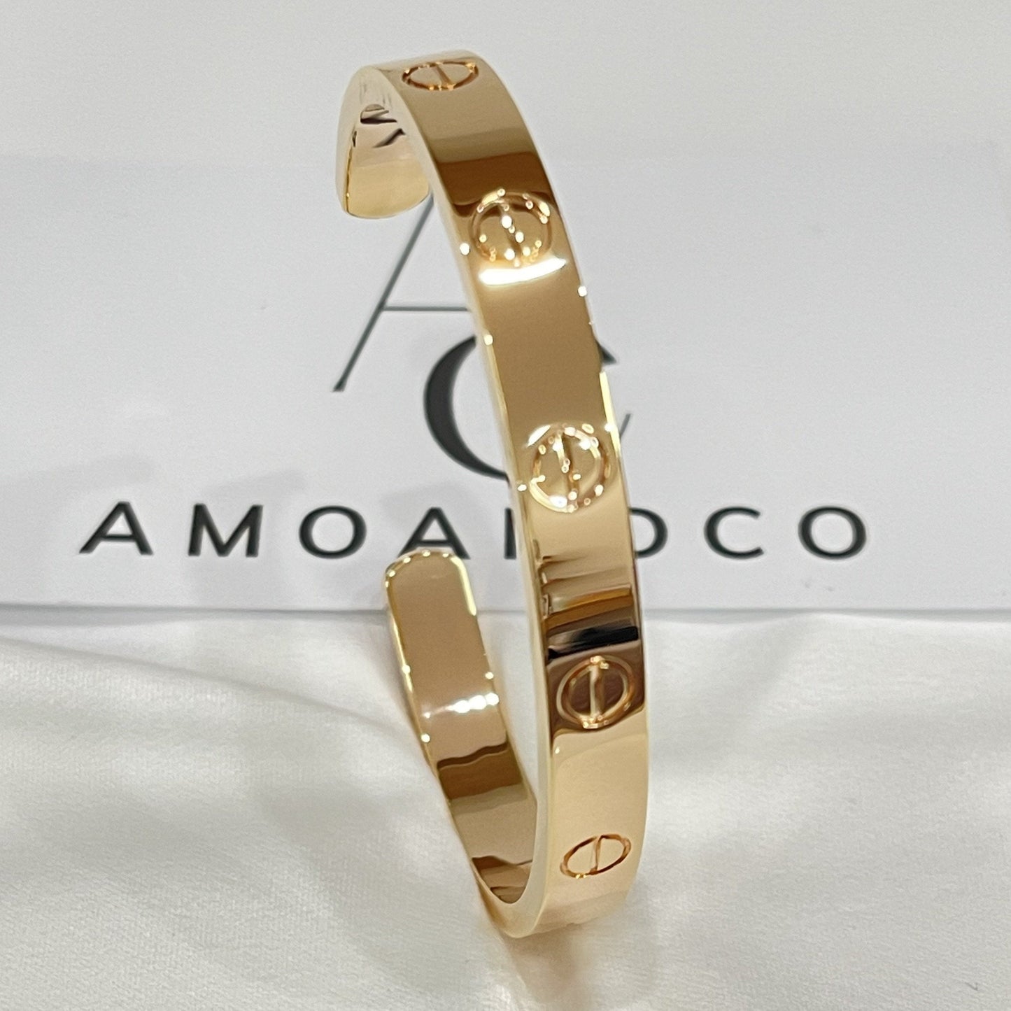 [ECHO ]LOVE BRACELET 6.1MM OPEN CUFF