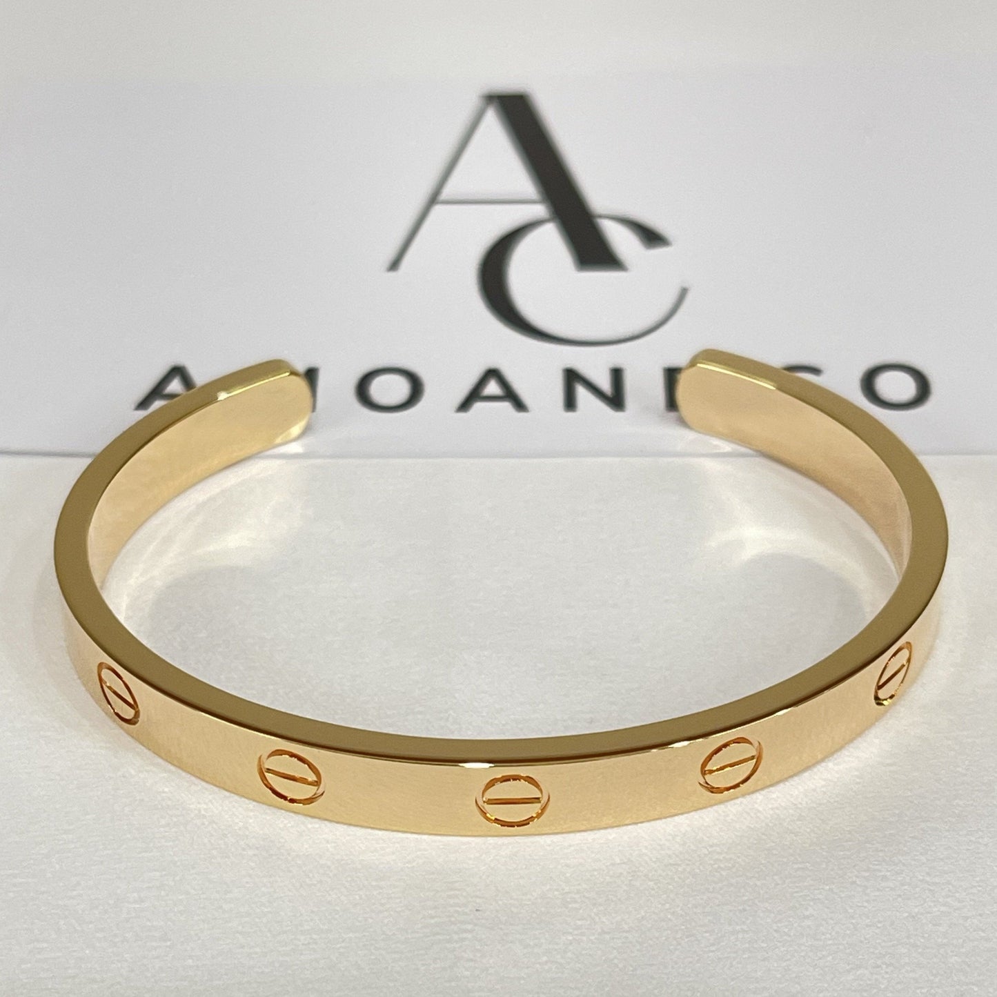 [ECHO ]LOVE BRACELET 6.1MM OPEN CUFF