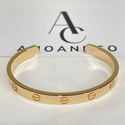[ECHO ]LOVE BRACELET 6.1MM OPEN CUFF