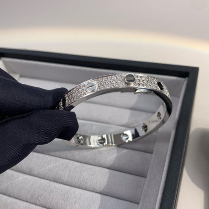 [ECHO ]LOVE BRACELET 6.1MM DIAMOND-PAVED CERAMIC