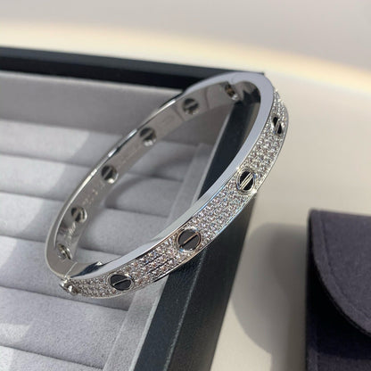 [ECHO ]LOVE BRACELET 6.1MM DIAMOND-PAVED CERAMIC